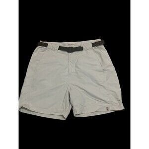 Royal Robbins Khaki Beige Soft Woven Travel/Hiking Shorts‎ Size Women's 14 EUC